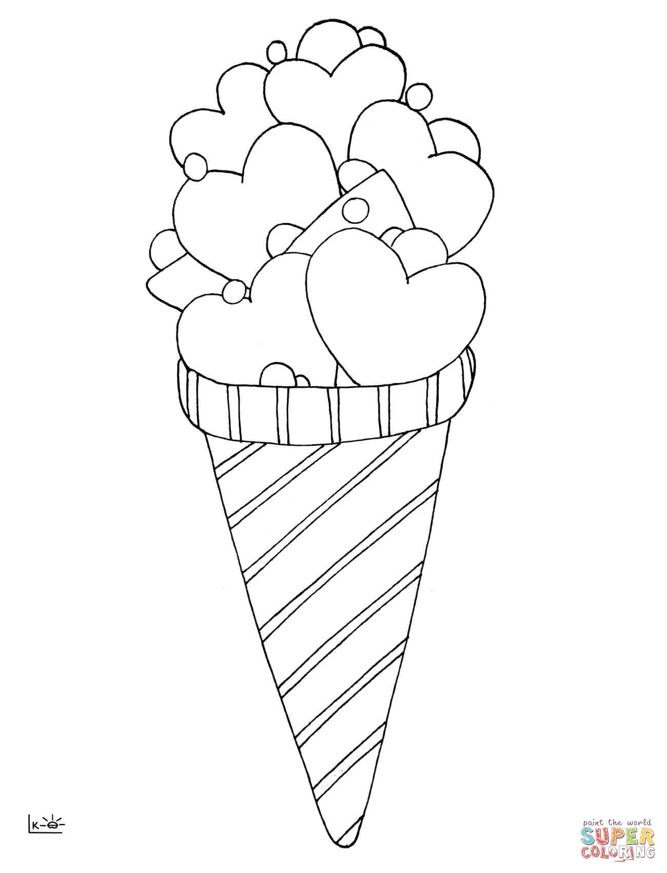 35 Sweet Ice Cream Coloring Pages Printable 13