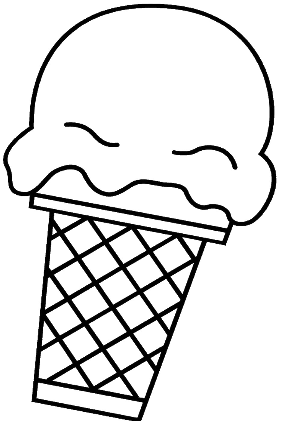 35 Sweet Ice Cream Coloring Pages Printable 14