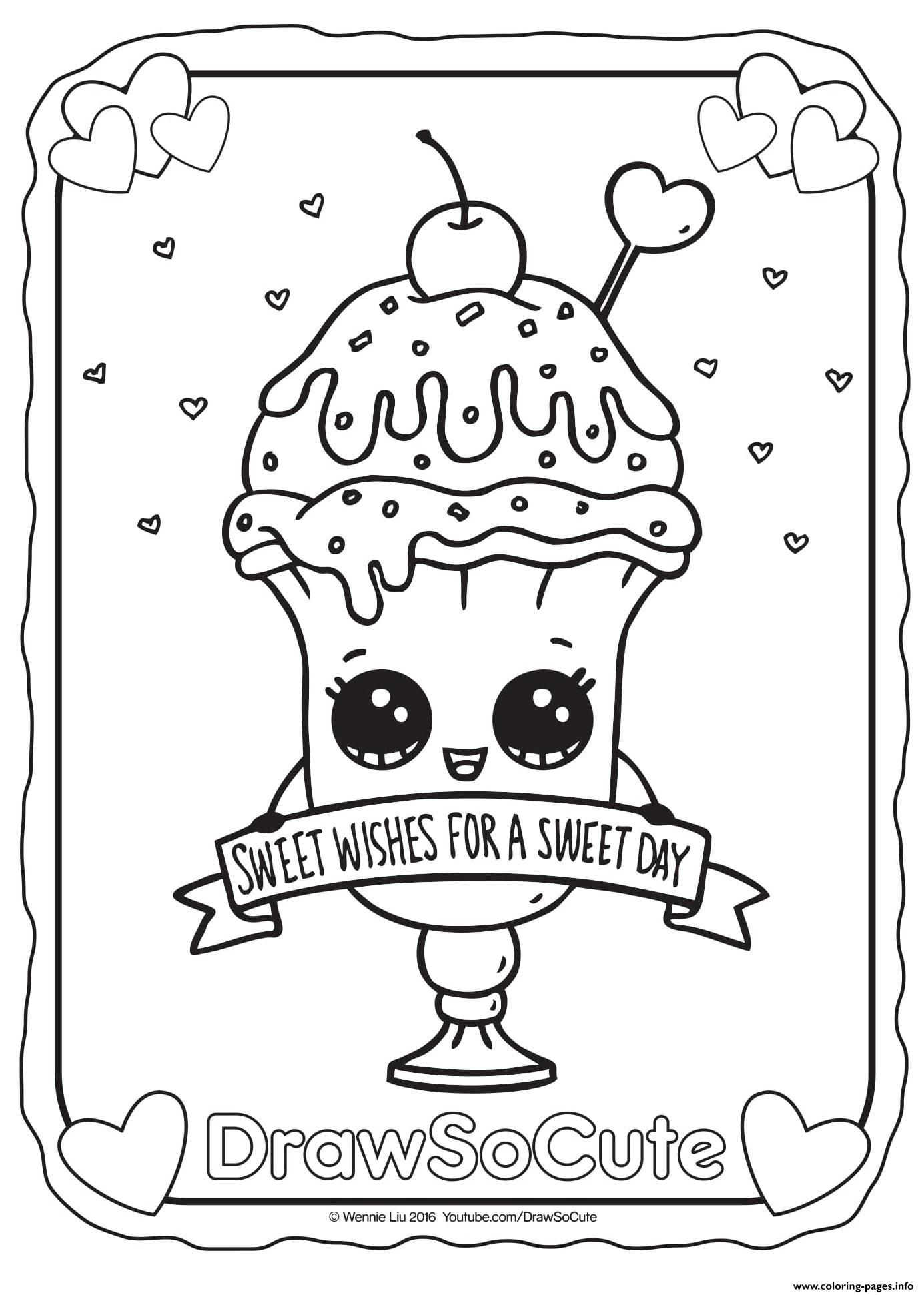 35 Sweet Ice Cream Coloring Pages Printable 19