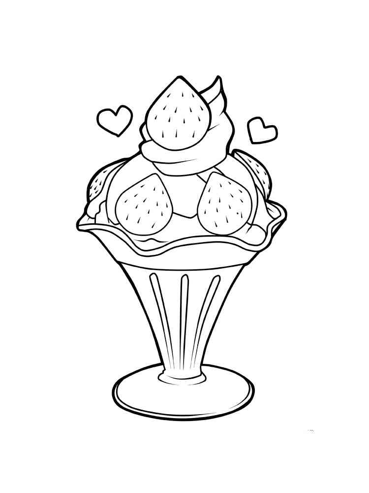 35 Sweet Ice Cream Coloring Pages Printable 21