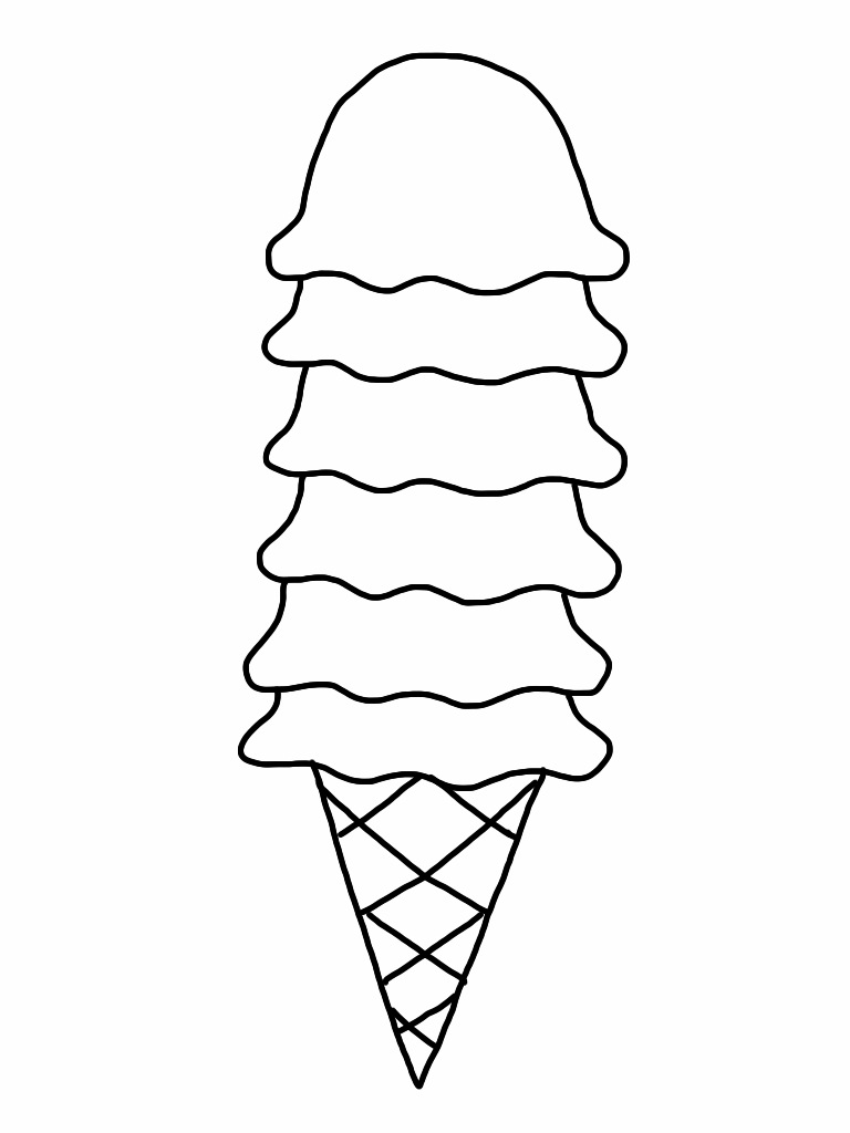 35 Sweet Ice Cream Coloring Pages Printable 22