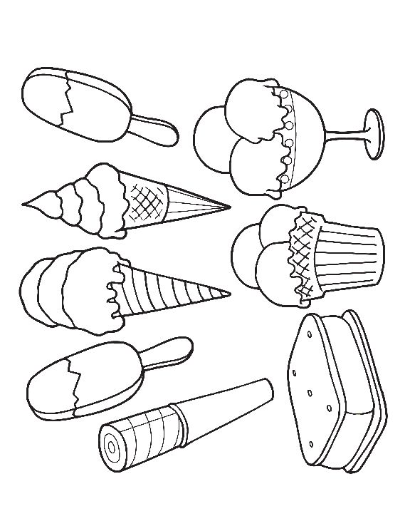 35 Sweet Ice Cream Coloring Pages Printable 26