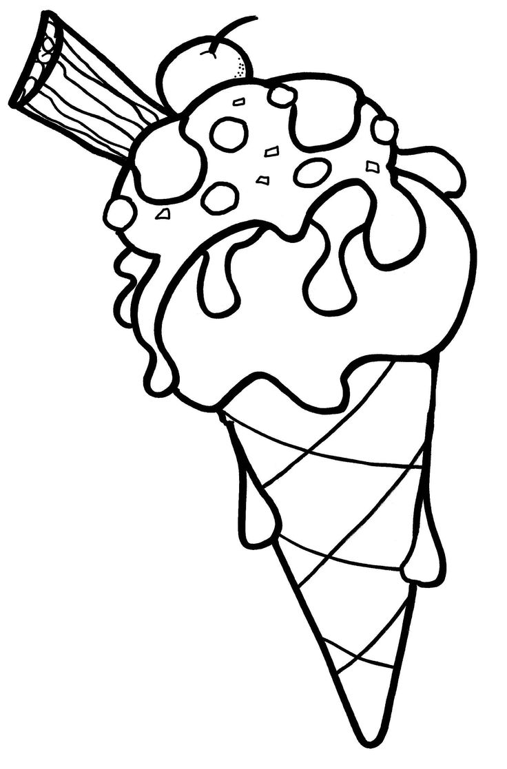 35 Sweet Ice Cream Coloring Pages Printable 27