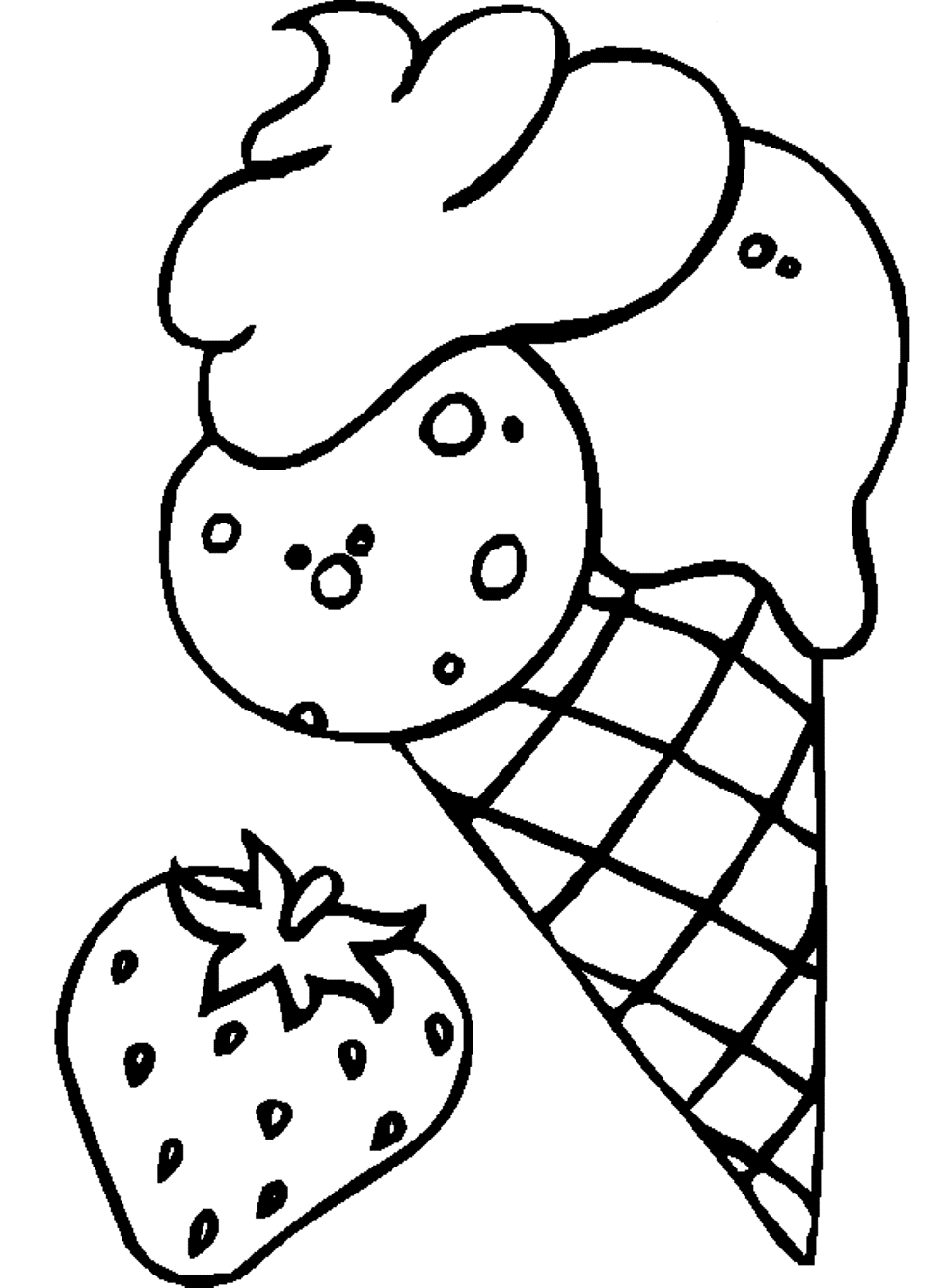 35 Sweet Ice Cream Coloring Pages Printable 33