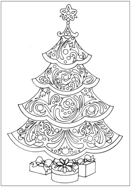 36 Cheerful Christmas Coloring Pages for Preschoolers Printable 16