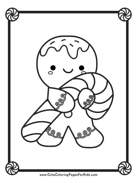 36 Cheerful Christmas Coloring Pages for Preschoolers Printable 5