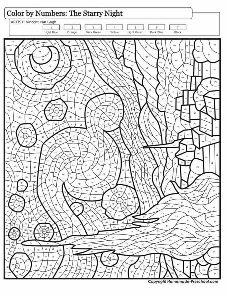 36 Colorscapes Coloring Pages Printable 24