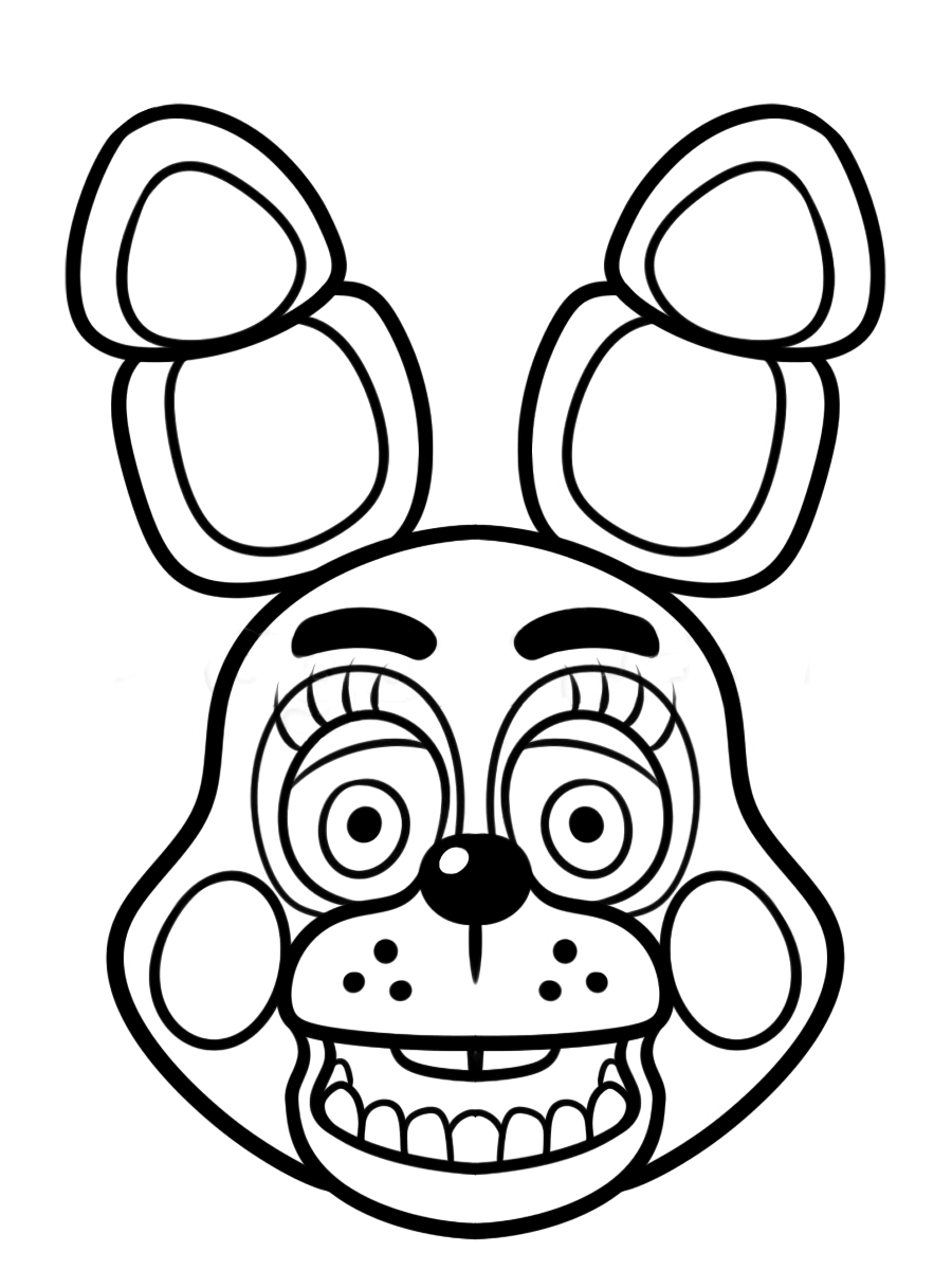 36 FNAF Plush Coloring Pages Printable 23