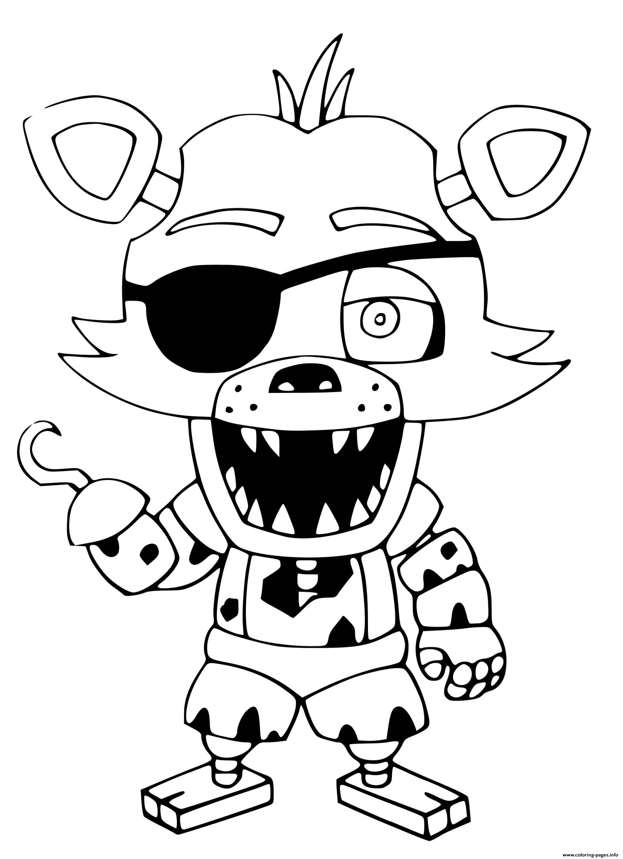 36 FNAF Plush Coloring Pages Printable 27