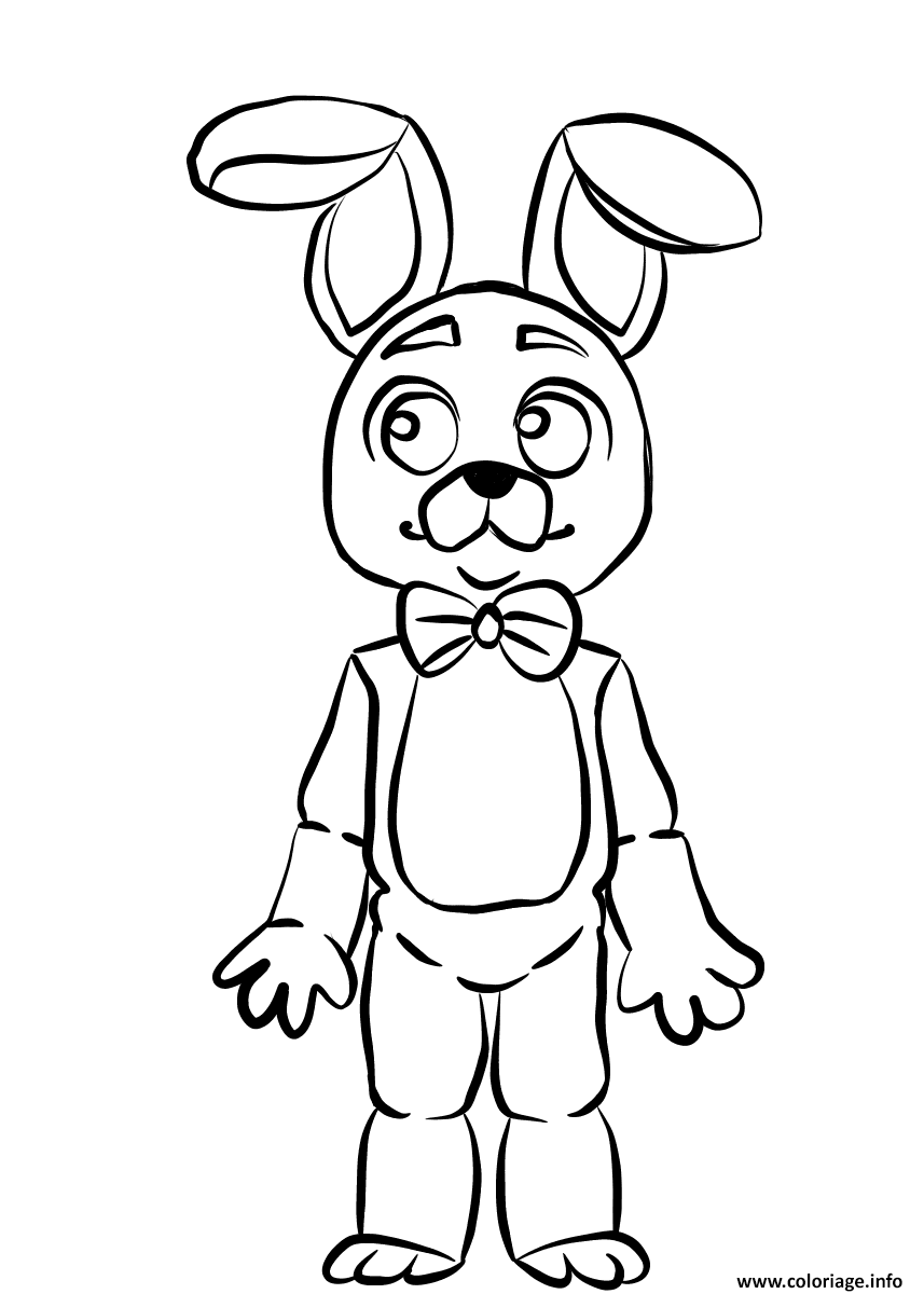 36 FNAF Plush Coloring Pages Printable 29