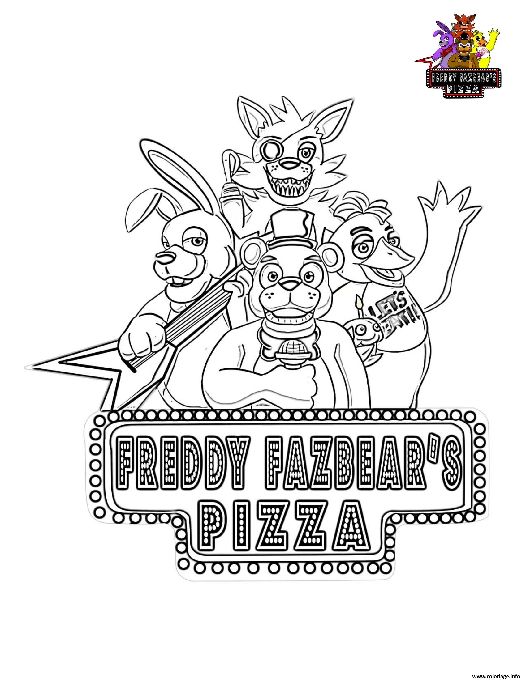 36 FNAF Plush Coloring Pages Printable 3