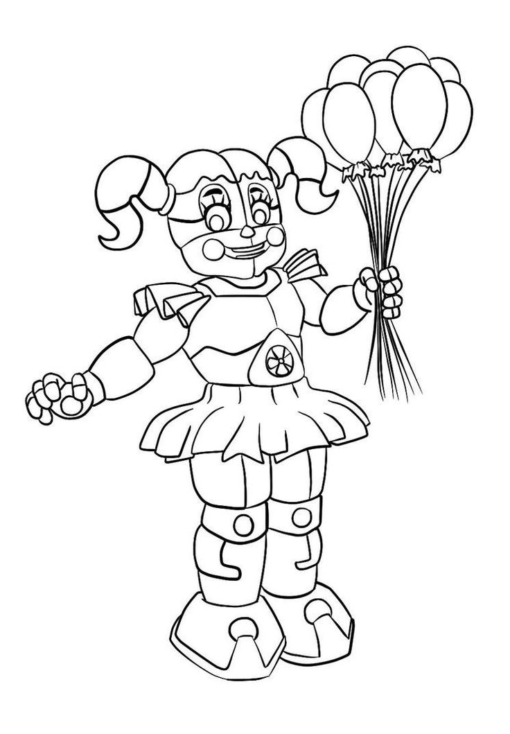 36 FNAF Plush Coloring Pages Printable 32