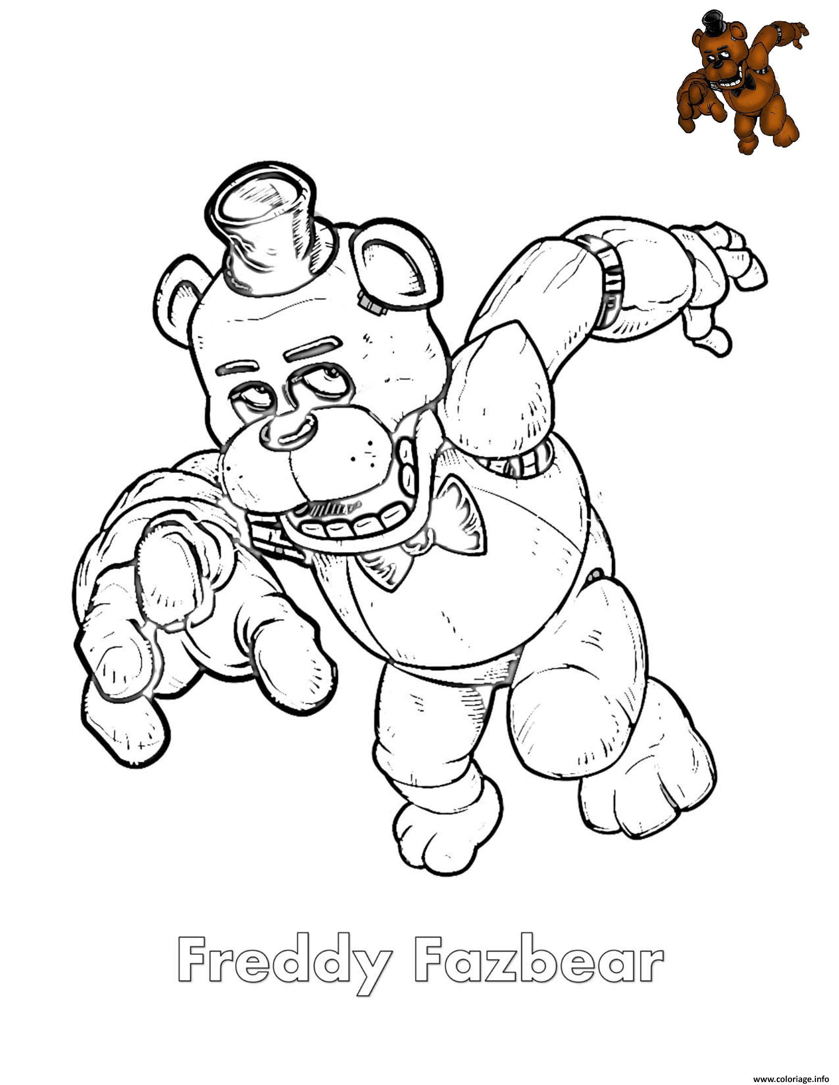 36 FNAF Plush Coloring Pages Printable 4