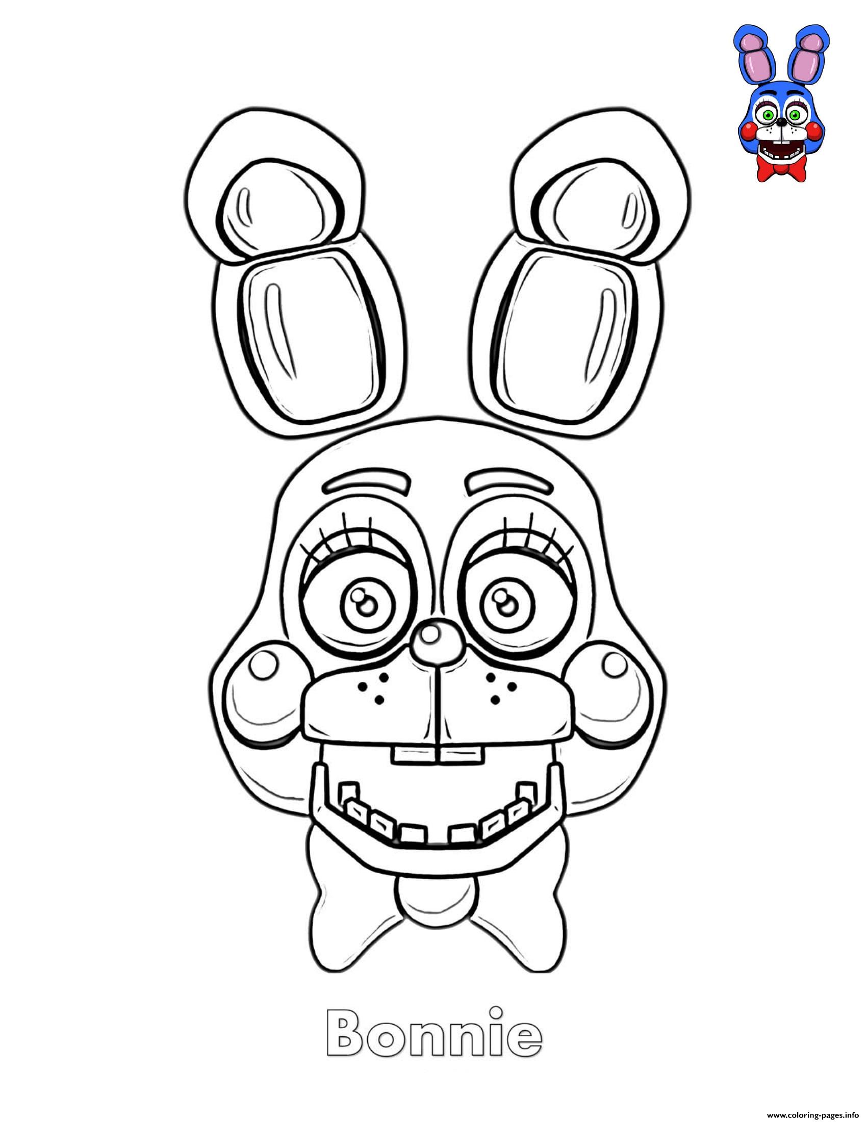 36 FNAF Plush Coloring Pages Printable 5