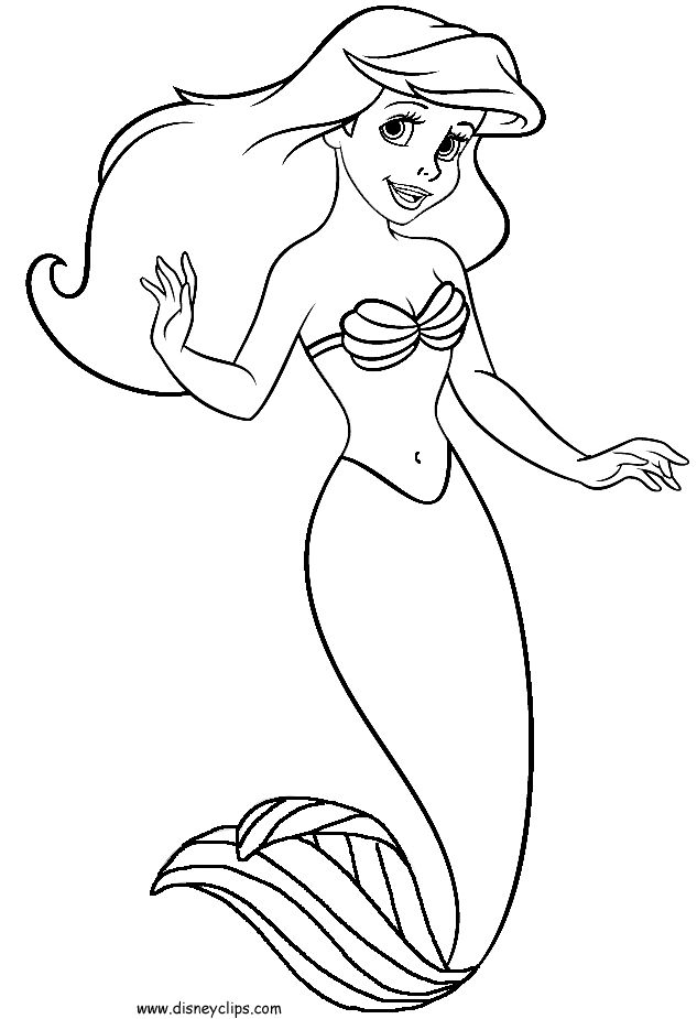 36 Fun Girl Coloring Pages Mermaid Printable 24