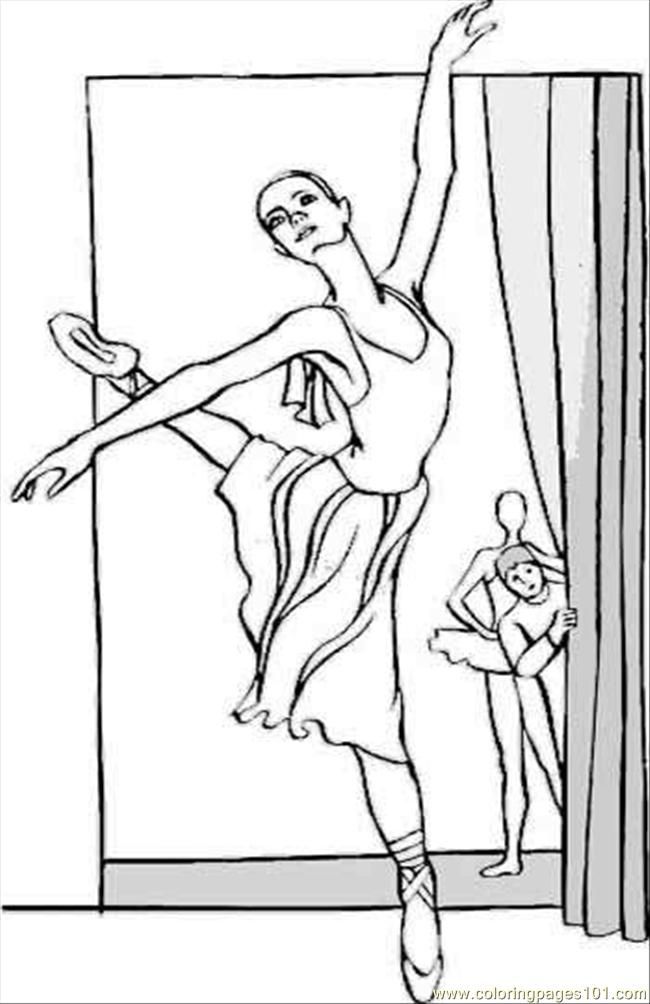 36 Graceful Ballet Coloring Pages Printable 11