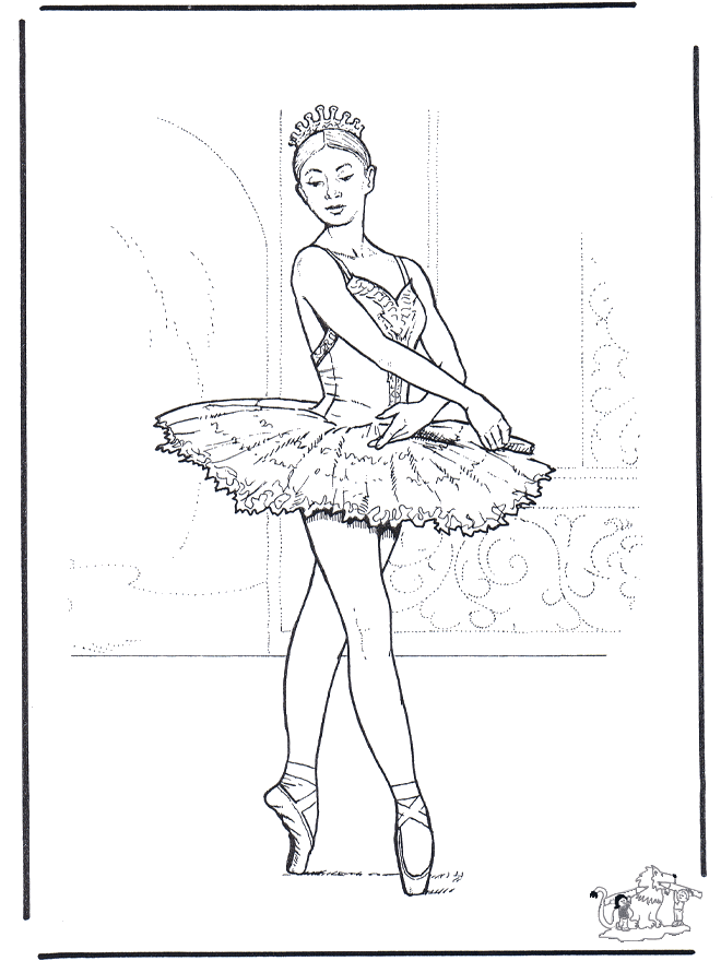 graceful ballet coloring pages printable jpg