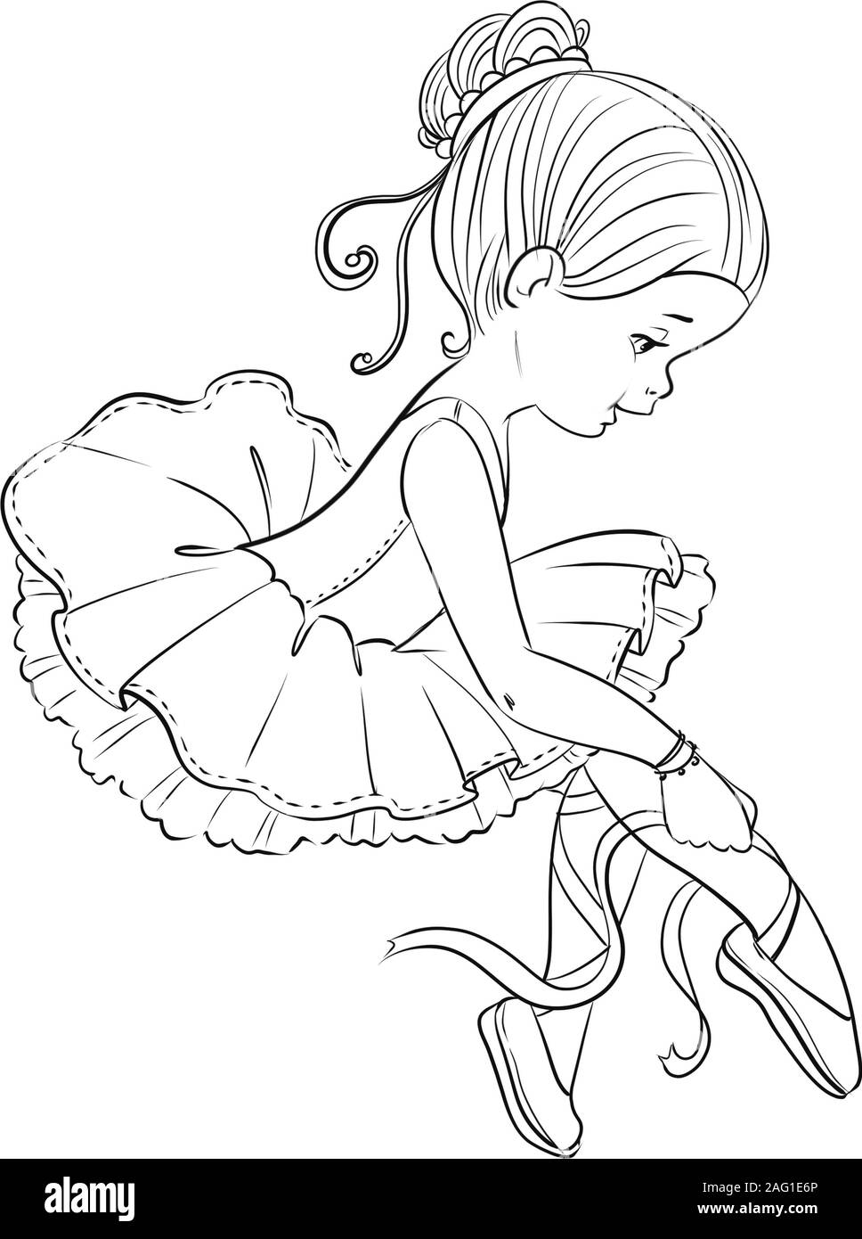 graceful ballet coloring pages printable jpg