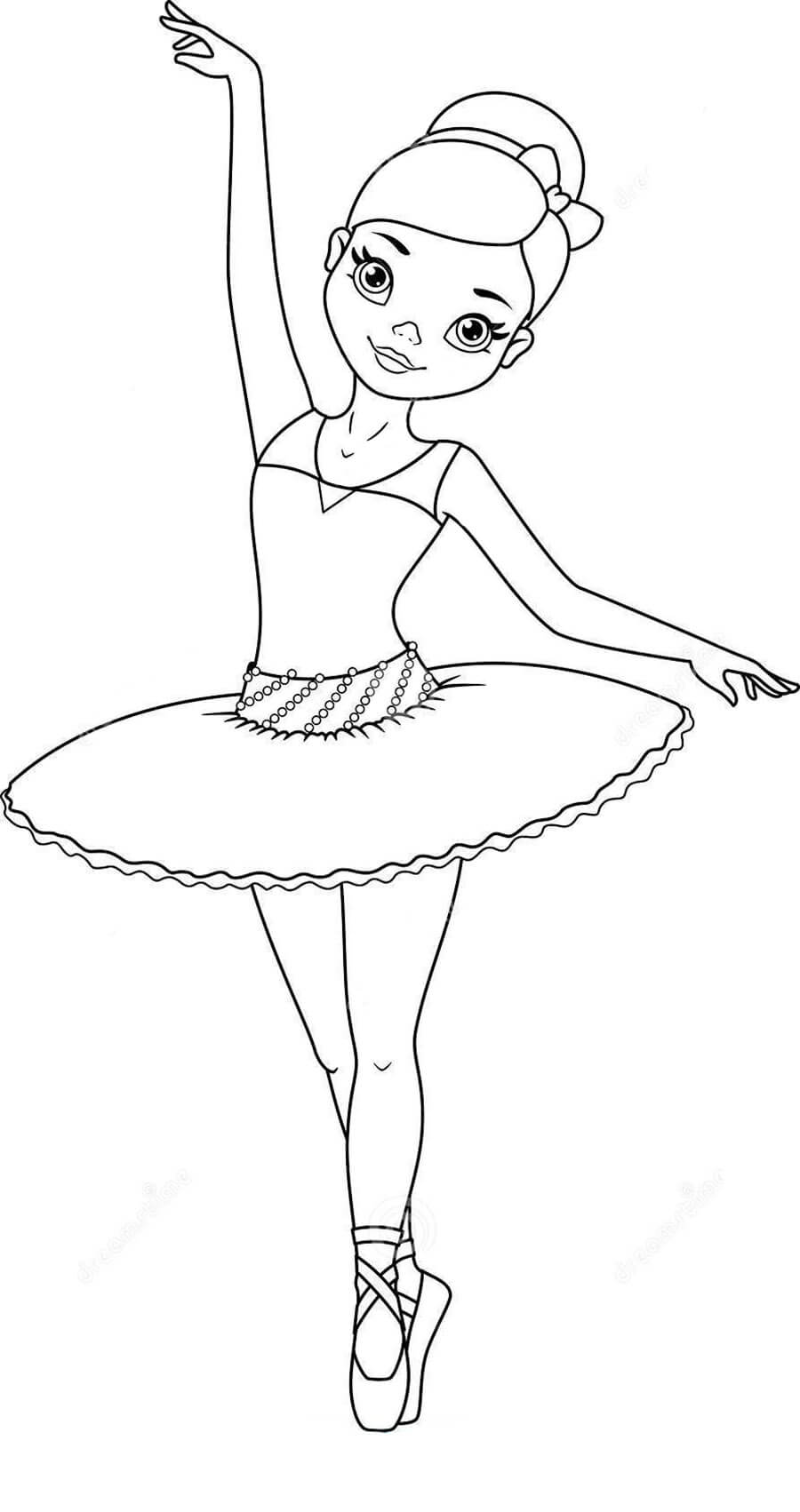 36 Graceful Ballet Coloring Pages Printable 27