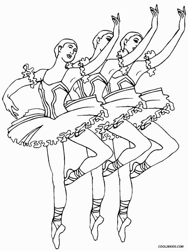 36 Graceful Ballet Coloring Pages Printable 28