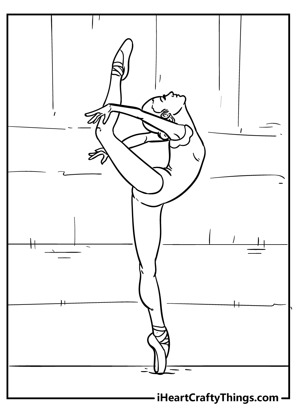 36 Graceful Ballet Coloring Pages Printable 29