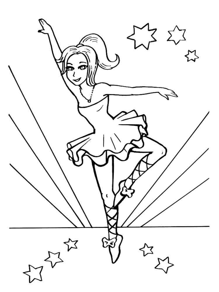 36 Graceful Ballet Coloring Pages Printable 35