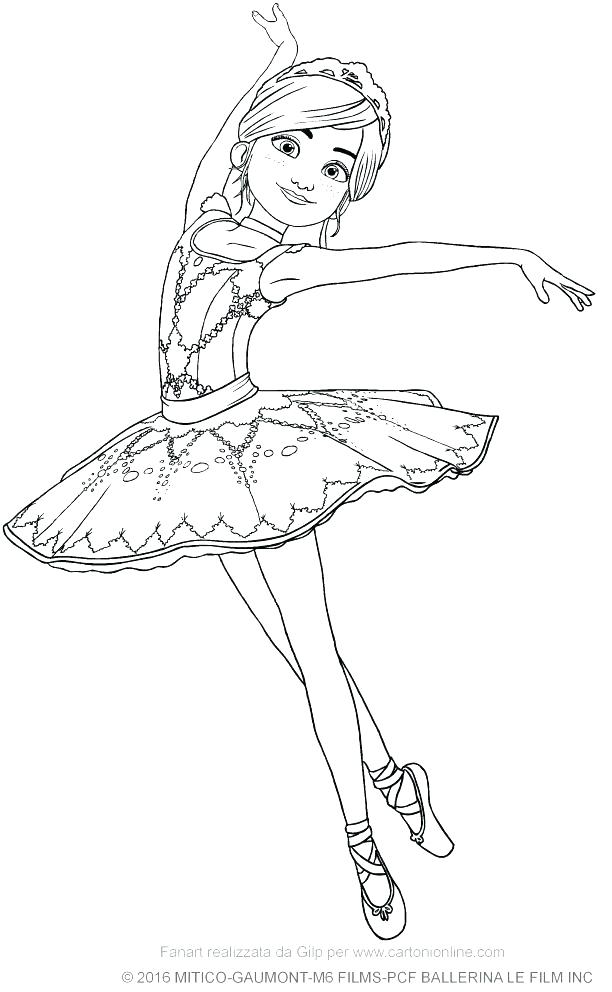 36 Graceful Ballet Coloring Pages Printable 4