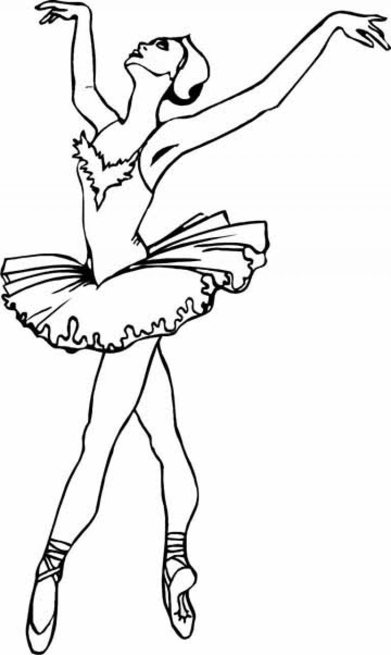 graceful ballet coloring pages printable jpg