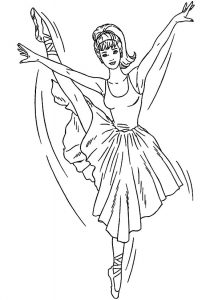 36 Graceful Ballet Coloring Pages Printable 9