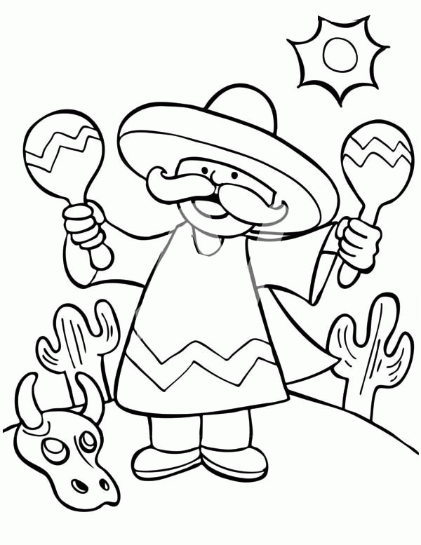 36 Mexico Flag Coloring Pages Printable 11