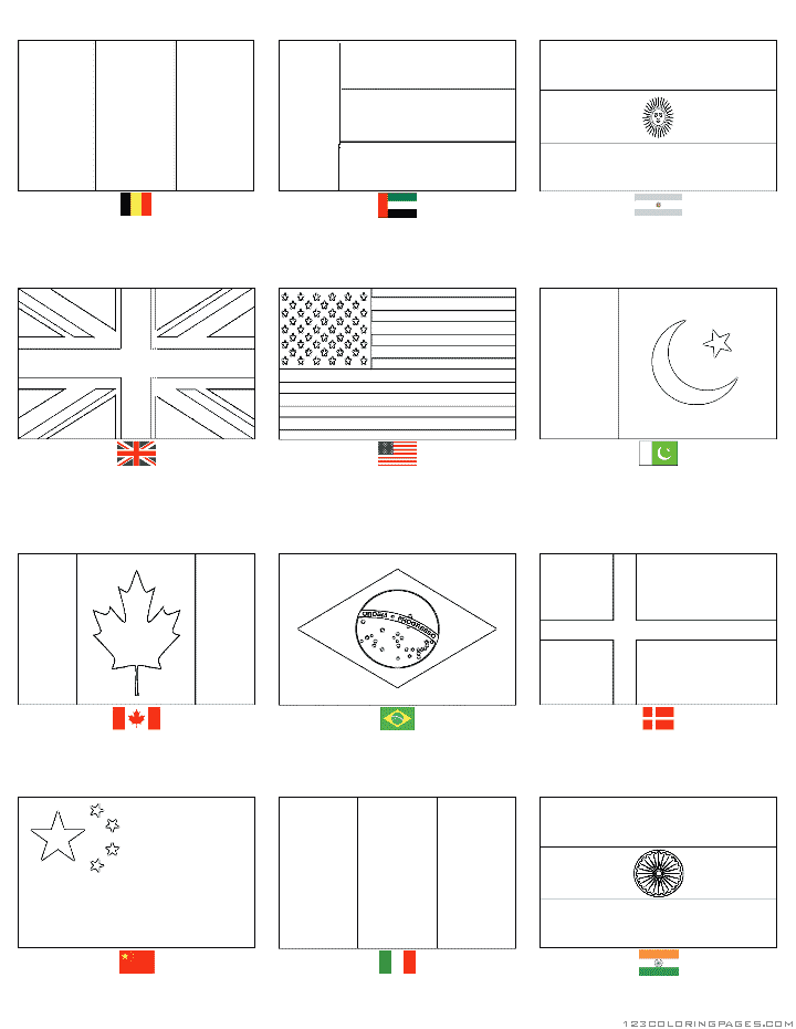 36 Mexico Flag Coloring Pages Printable 14