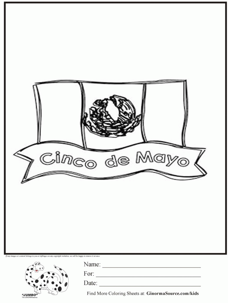 36 Mexico Flag Coloring Pages Printable 2