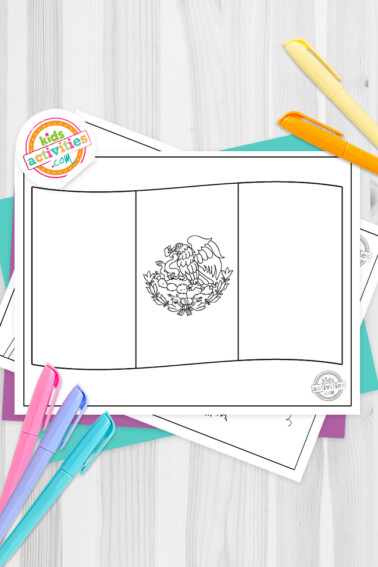 36 Mexico Flag Coloring Pages Printable 26