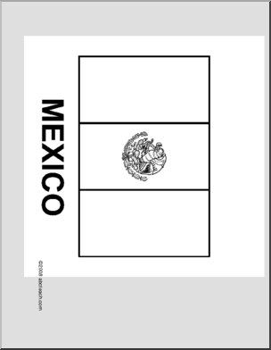 36 Mexico Flag Coloring Pages Printable 29