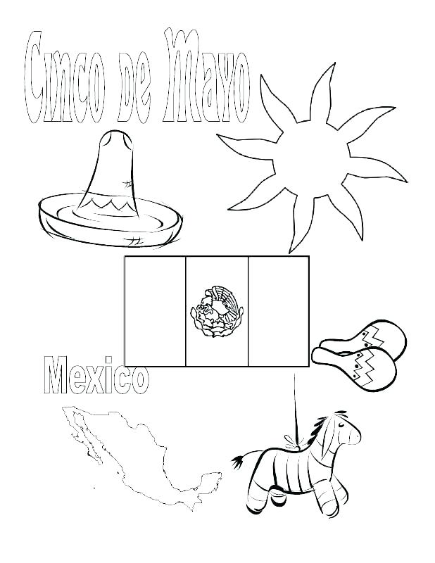 36 Mexico Flag Coloring Pages Printable 31