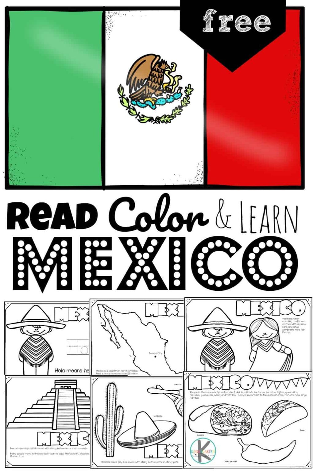 36 Mexico Flag Coloring Pages Printable 9