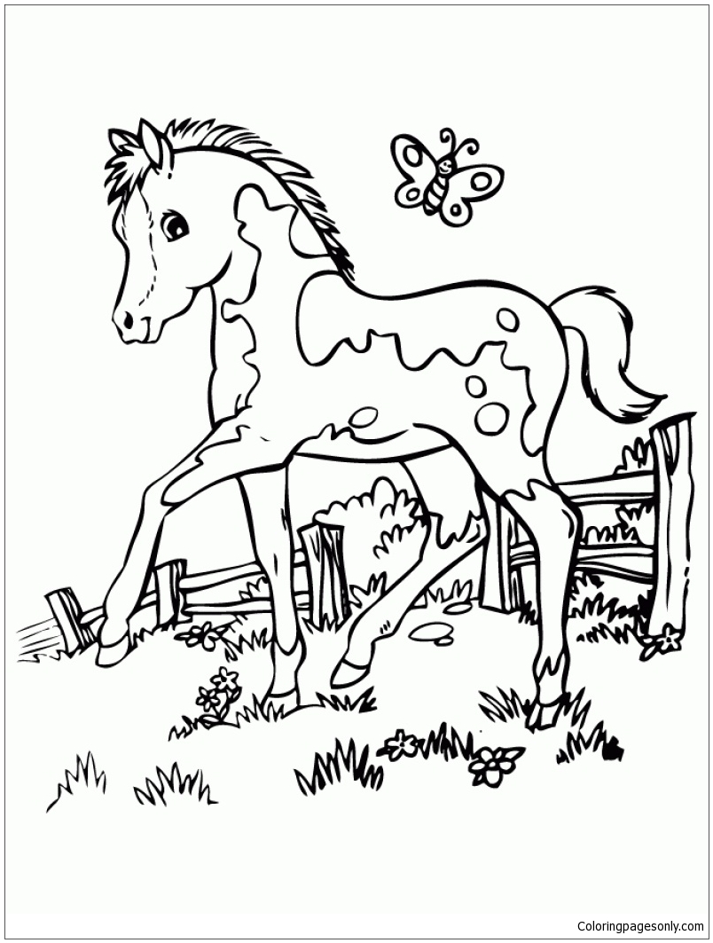 36 Relaxing Horse Coloring Pages for Adults Printable 15