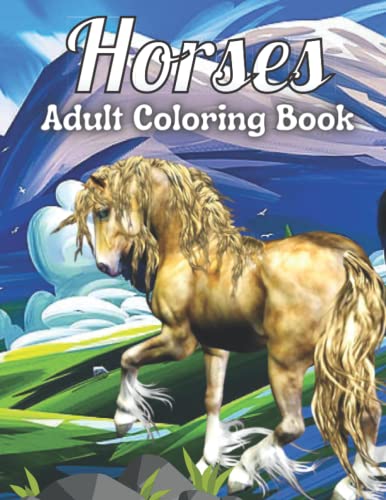 36 Relaxing Horse Coloring Pages for Adults Printable 18