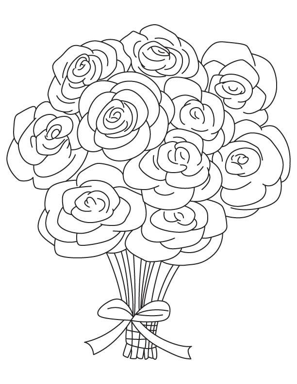 36 Roses Coloring Pages Printable 25