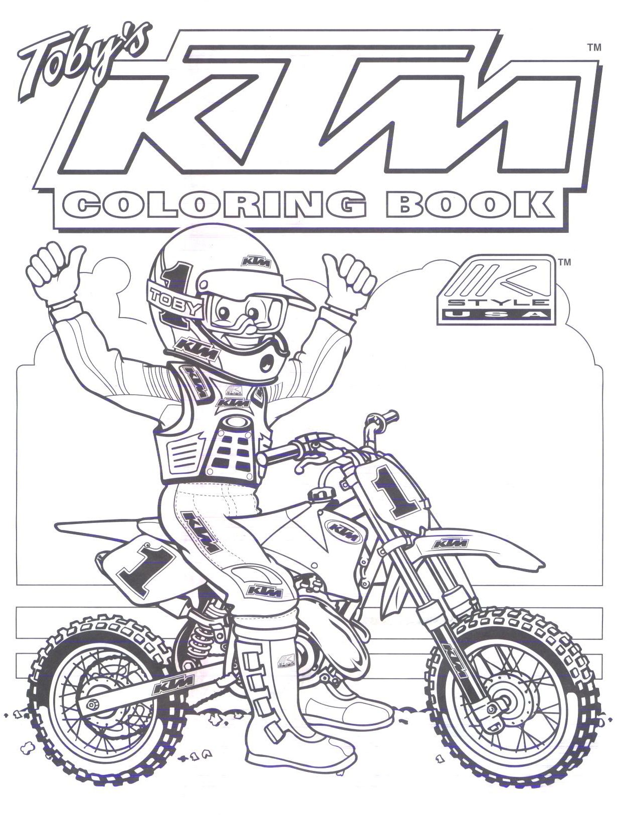 36 Thrilling Dirt Bike Coloring Pages Printable 16