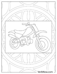 36 Thrilling Dirt Bike Coloring Pages Printable 23