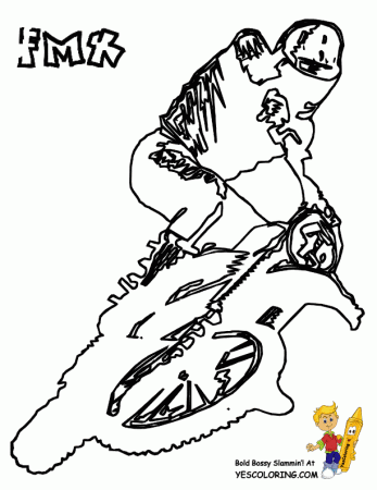 36 Thrilling Dirt Bike Coloring Pages Printable 28