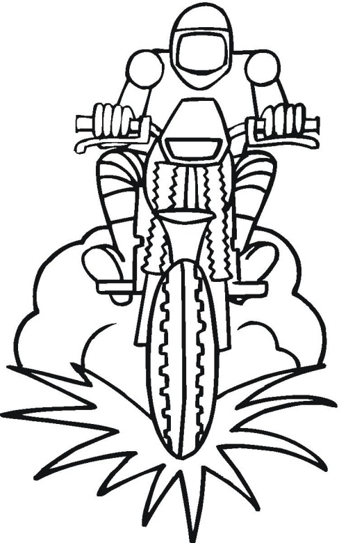 36 Thrilling Dirt Bike Coloring Pages Printable 31