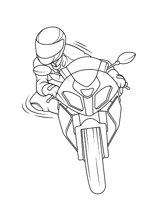 36 Thrilling Dirt Bike Coloring Pages Printable 32