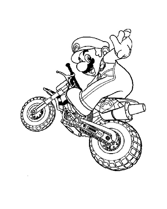 36 Thrilling Dirt Bike Coloring Pages Printable 34