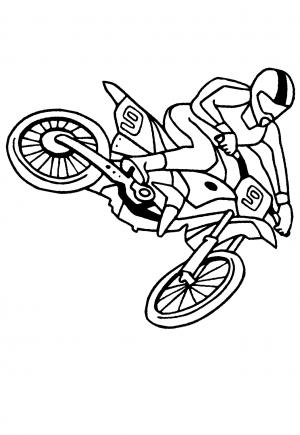 thrilling dirt bike coloring pages printable jpg