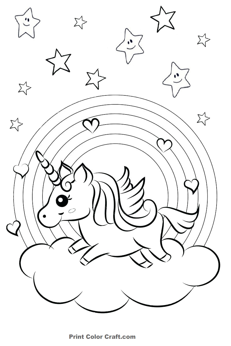 36 Unicorn Coloring Pages for Adults Printable 17