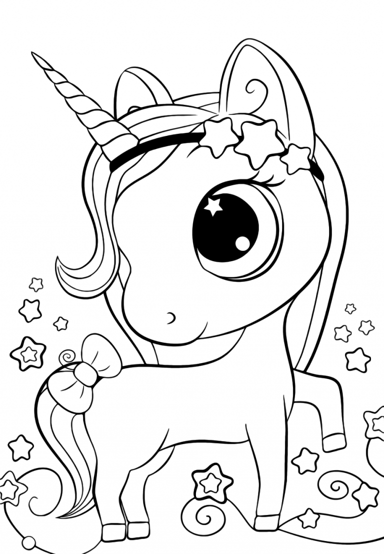 36 Unicorn Coloring Pages for Adults Printable 20