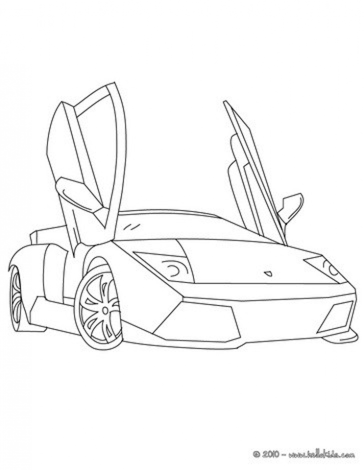 37 Lamborghini Coloring Pages Printable 11