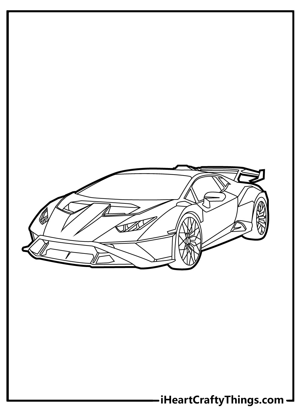 37 Lamborghini Coloring Pages Printable 15